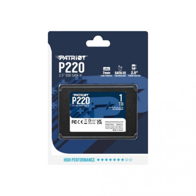SSD накопичувач PATRIOT P220 1 TB (P220S1TB25)