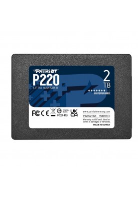 SSD накопичувач PATRIOT P220 2 TB (P220S2TB25)