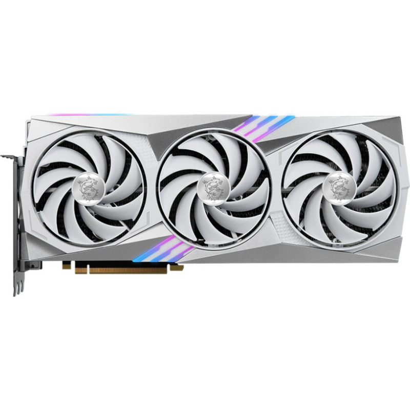 Відеокарта MSI GeForce RTX 4070 Ti GAMING X TRIO WHITE 12G