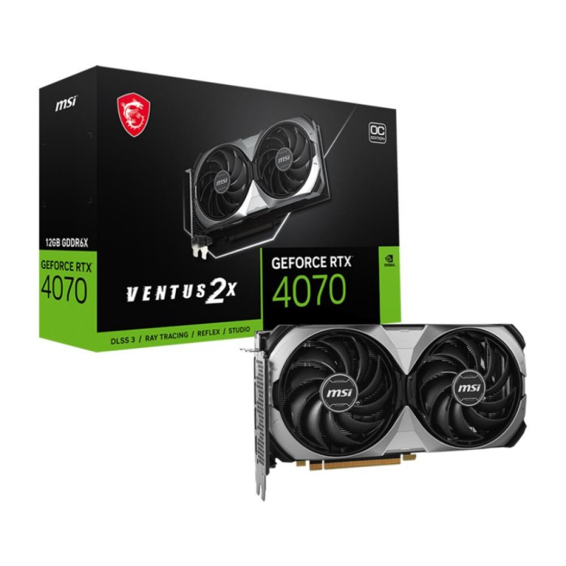 Відеокарта MSI GeForce RTX 4070 VENTUS 2X 12G OC