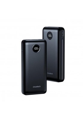 Зовнішній акумулятор (Power Bank) Choetech B653 20000mAh QC PD 45W Black (B653-CCBK)