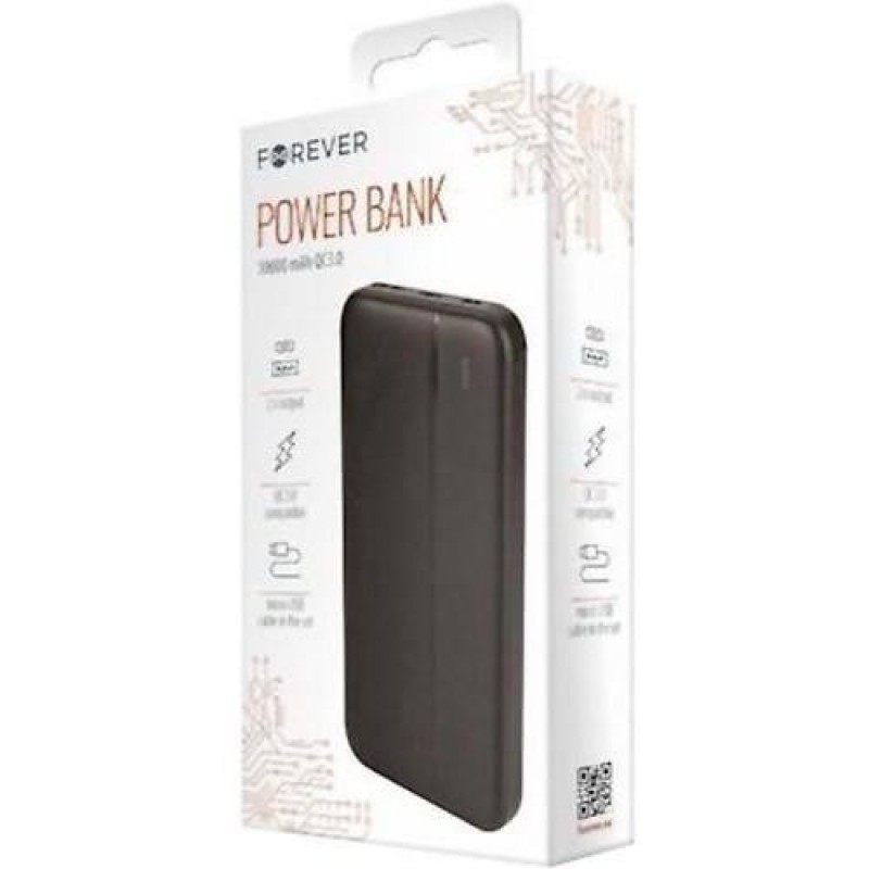 Зовнішній акумулятор (Power Bank) Forever Power Bank 10000 mAh QC3.0 (GSM113226)