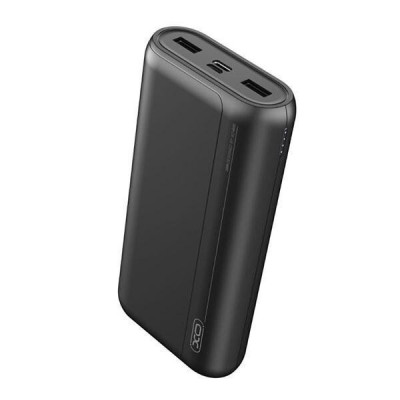 Зовнішній акумулятор (Power Bank) XO PR122 20000mAh, Black