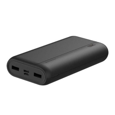 Зовнішній акумулятор (Power Bank) XO PR122 20000mAh, Black