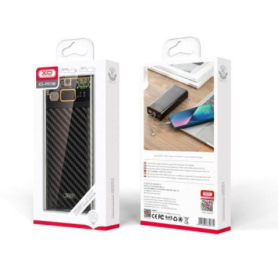 Зовнішній акумулятор (Power Bank) XO PR196 20000mAh 22.5W Brown