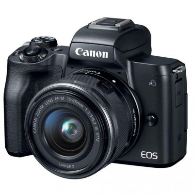Беззеркальной фотоапарат Canon EOS M50 kit (15-45mm + 22mm) IS STM Black (2680C055)