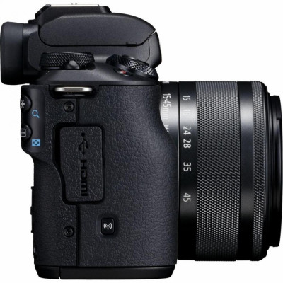 Беззеркальной фотоапарат Canon EOS M50 kit (15-45mm + 22mm) IS STM Black (2680C055)