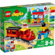 Блоковий конструктор LEGO DUPLO Town Поїзд на паровій тязі (10874)