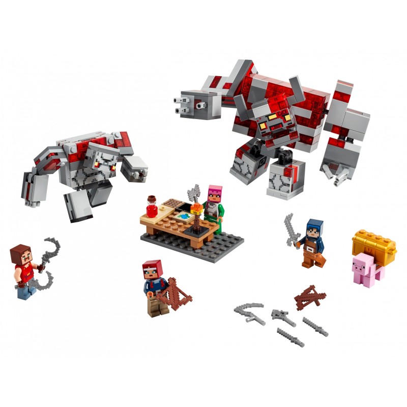 Блоковий конструктор LEGO Minecraft Битва за червону пил 504 деталі (21163)