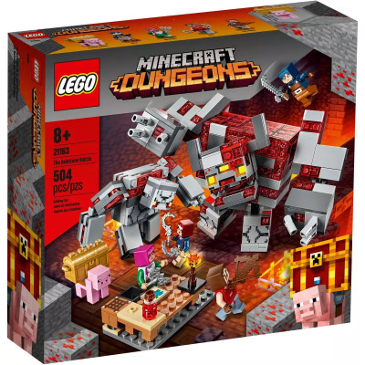 Блоковий конструктор LEGO Minecraft Битва за червону пил 504 деталі (21163)