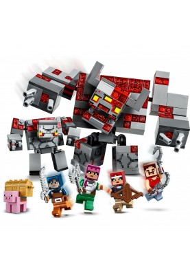 Блоковий конструктор LEGO Minecraft Битва за червону пил 504 деталі (21163)