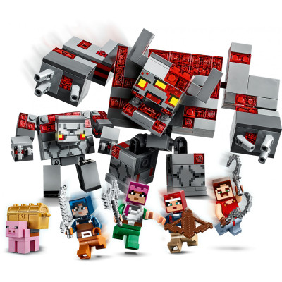 Блоковий конструктор LEGO Minecraft Битва за червону пил 504 деталі (21163)
