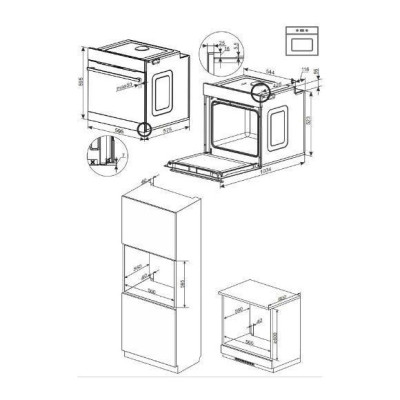 Духовка електрична Amica ED37618B X-TYPE