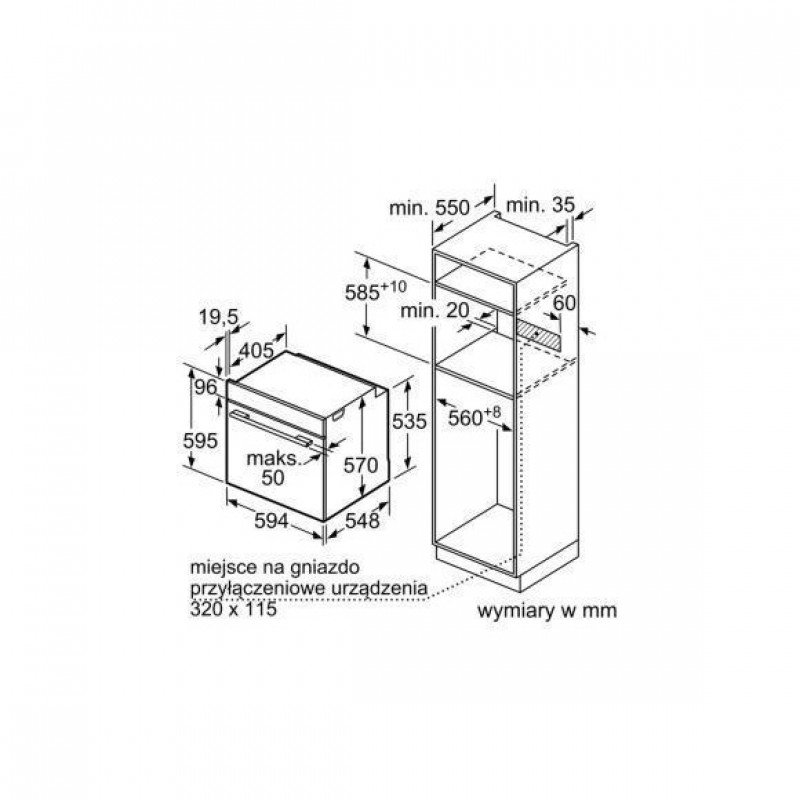 Духовка електрична Bosch HBA554EB0