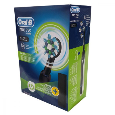 Електрична зубна щітка Oral-B PRO 750 D16 CrossAction Black (D16.513.UX Black)