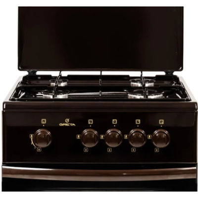 Газовая плита Greta 1470-00-16AA (GG5770MM23B) коричневая