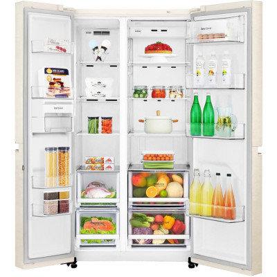 Холодильник із морозильною камерою LG GC-B247SEDC