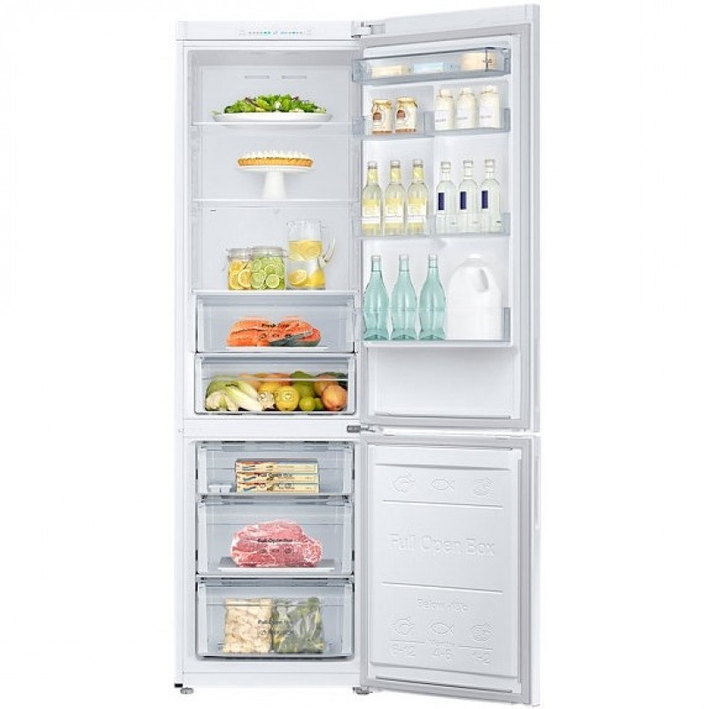 Холодильник з морозильною камерою Samsung RB37J5000WW/UA