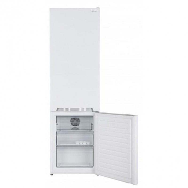 Холодильник з морозильною камерою Sharp SJ-BA05DMXW1-UA