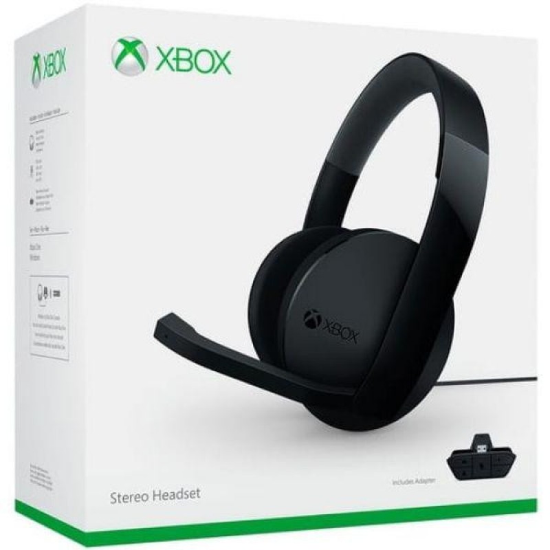 Комп'ютерна гарнітура Microsoft Xbox One Stereo Headset Black