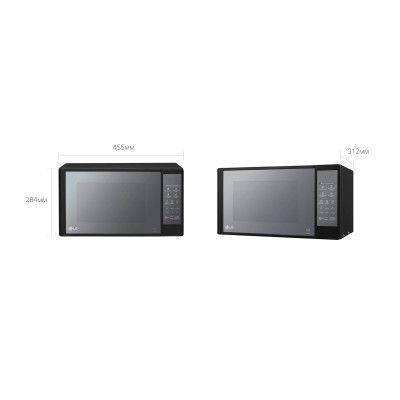 Мікрохвильова піч LG MS2042DARB