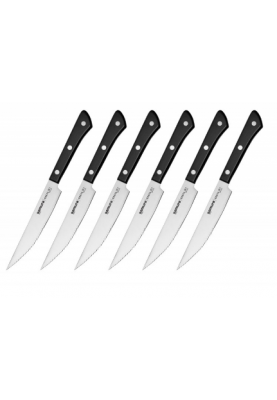 Набір з 6-ти кухонних ножів, Samura "Harakiri" (SHR-0260B)