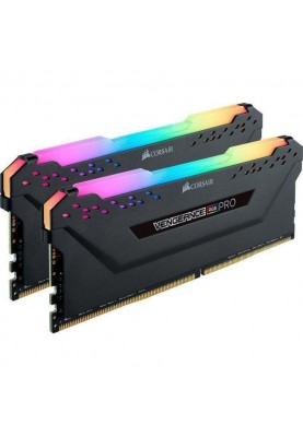 Пам'ять Corsair 64 GB (2x32GB) DDR4 3200 MHz Vengeance RGB Pro (CMW64GX4M2E3200C16)