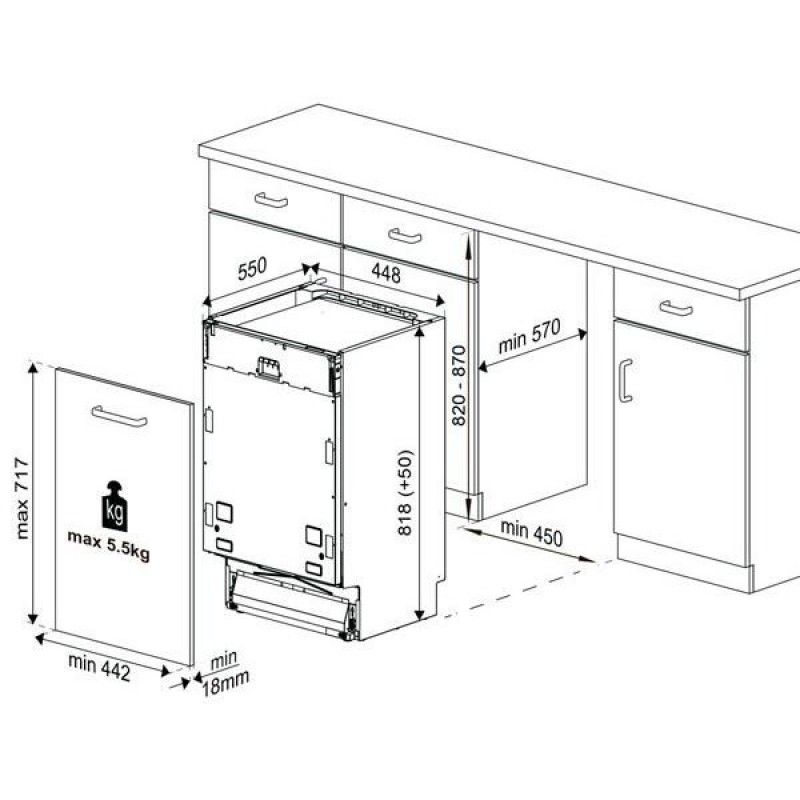 Посудомийна машина Beko DIS26022