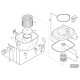 Пилосос для вологого і сухого прибирання Bosch GAS 15 PS Professional (06019E5100)