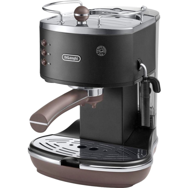 Ріжкова кавоварка еспресо DeLonghi Icona Vintage ECOV 311.BK