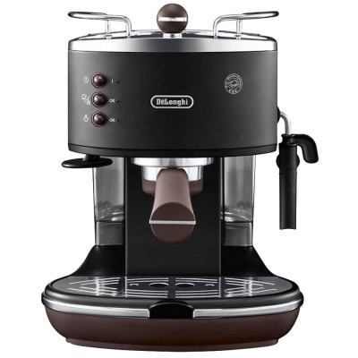 Рожкова кавоварка еспресо DeLonghi Icona Vintage ECOV 311.BK