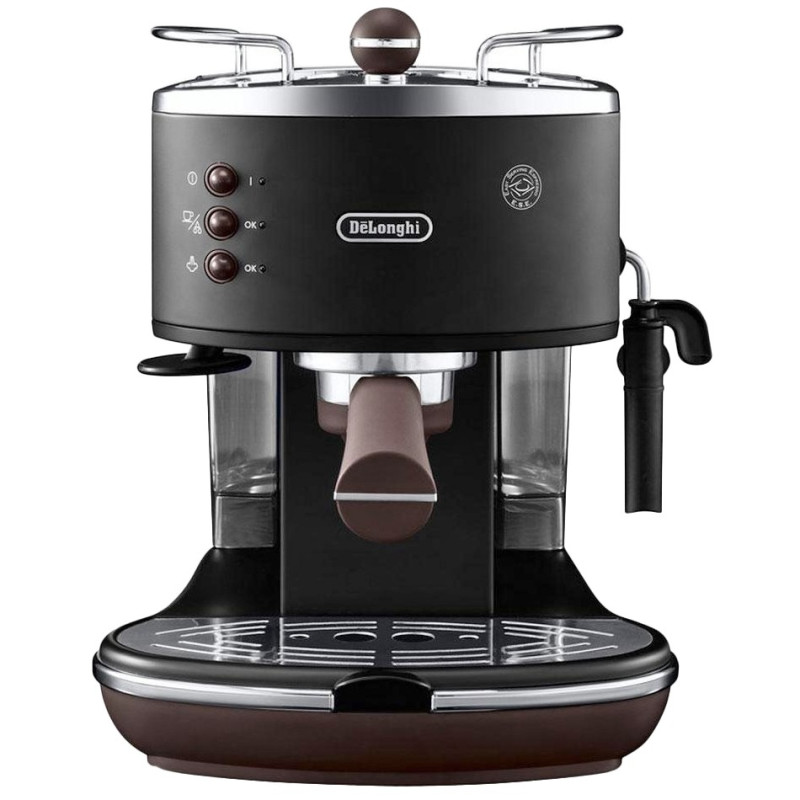 Ріжкова кавоварка еспресо DeLonghi Icona Vintage ECOV 311.BK
