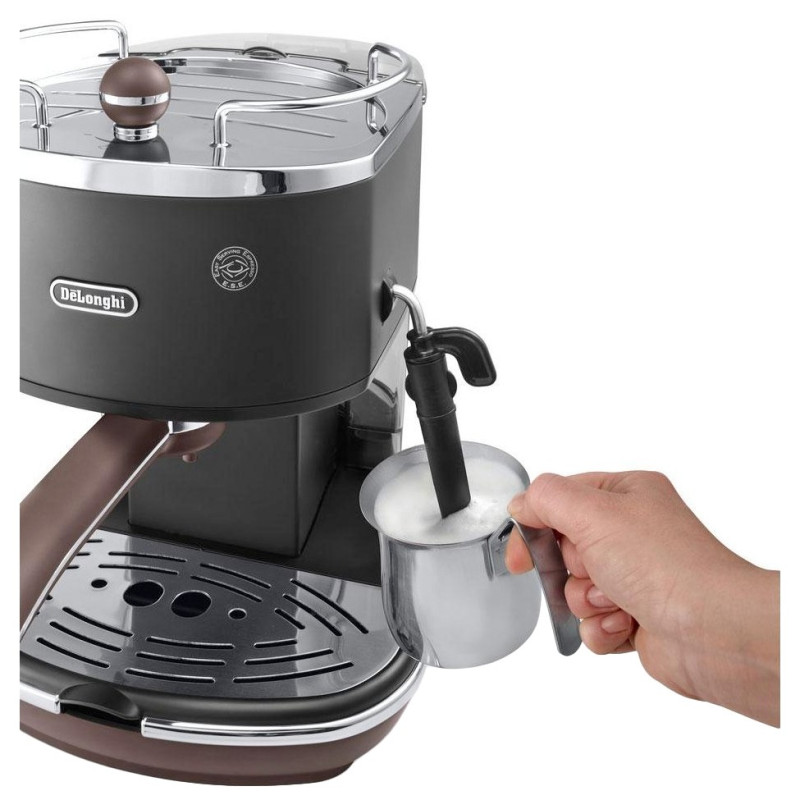 Ріжкова кавоварка еспресо DeLonghi Icona Vintage ECOV 311.BK