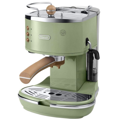 Ріжкова кавоварка еспресо DeLonghi Icona Vintage ECOV 311.GR