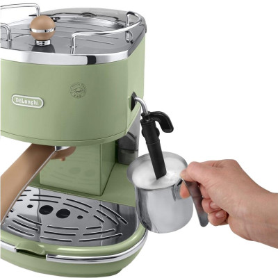Ріжкова кавоварка еспресо DeLonghi Icona Vintage ECOV 311.GR