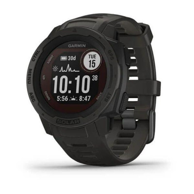 Смарт-годинник Garmin Instinct Solar Graphite (010-02293-00)