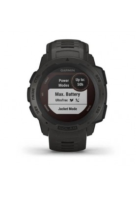 Смарт-годинник Garmin Instinct Solar Graphite (010-02293-00)