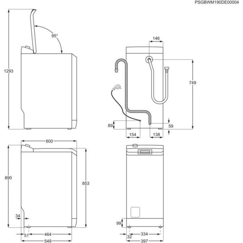 Пральна машина автоматична Electrolux EW6T4262P