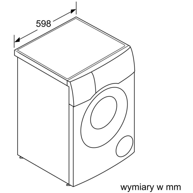 Прально-сушильна машина автоматична Bosch WDU2853KPL