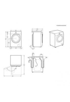 Стирально-сушильная машина автоматическая Electrolux EW8W261BP