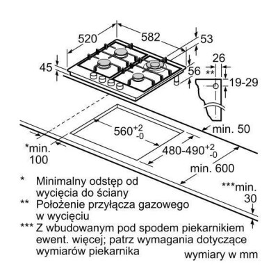 Варильна поверхня газова Siemens EC6A5HB90