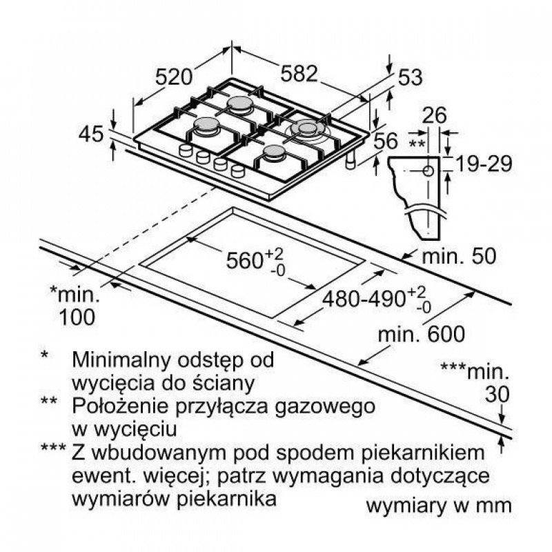 Варильна поверхня газова Siemens EC6A5HB90