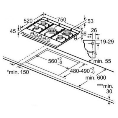 Варочная поверхность газовая Siemens EC7A5RB90