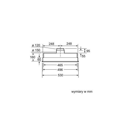 Вытяжка телескопическая Bosch DHL555BL