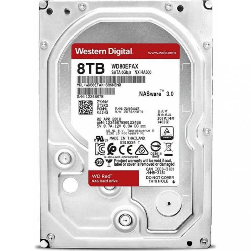 Жорсткий диск WD Red Plus 8 TB (WD80EFBX)