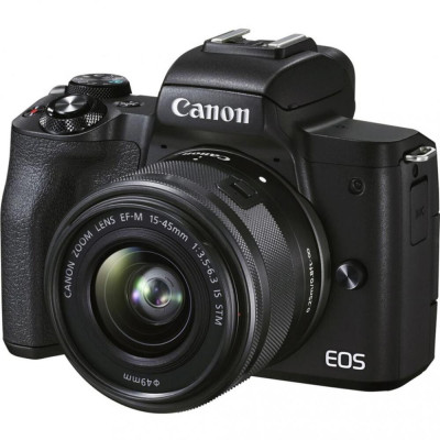 Бездзеркальний фотоапарат Canon EOS M50 Mark II (15-45mm) IS STM Black (4728C043)
