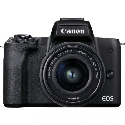 Бездзеркальний фотоапарат Canon EOS M50 Mark II (15-45mm) IS STM Black (4728C043)