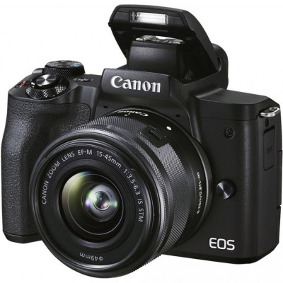 Бездзеркальний фотоапарат Canon EOS M50 Mark II (15-45mm) IS STM Black (4728C043)