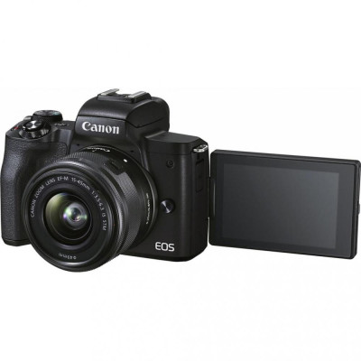 Бездзеркальний фотоапарат Canon EOS M50 Mark II (15-45mm) IS STM Black (4728C043)