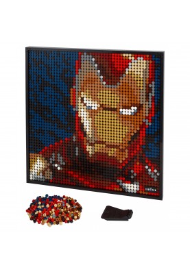 Блоковий конструктор LEGO Art Залізна Людина зі студії Marvel (31199)